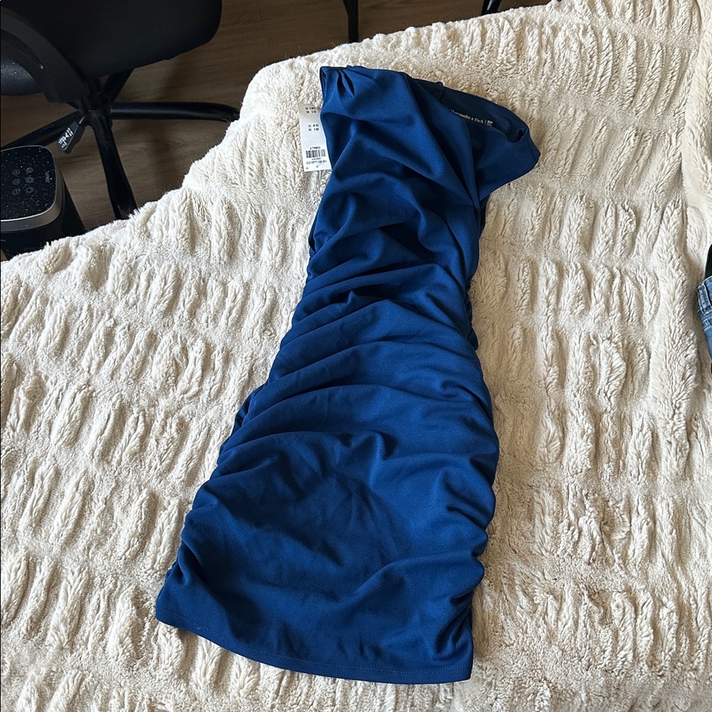 NWT Abercrombie & Fitch Elegant Blue Mini Dress